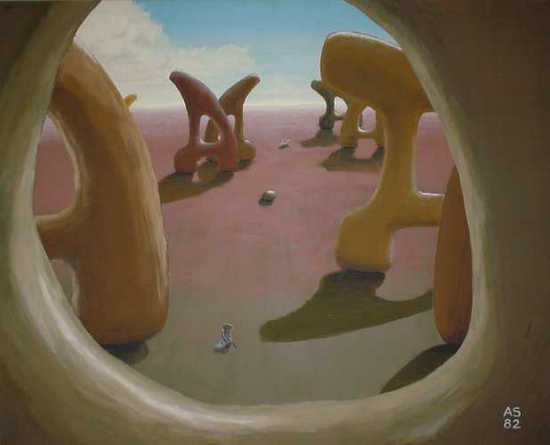 Surrealistisches Gemälde