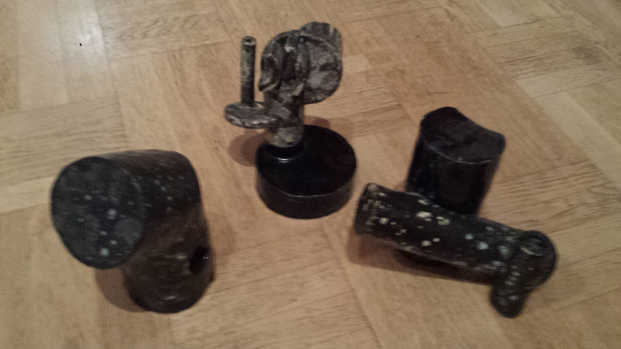 Abstrakte Varianten zum Thema Zylinder